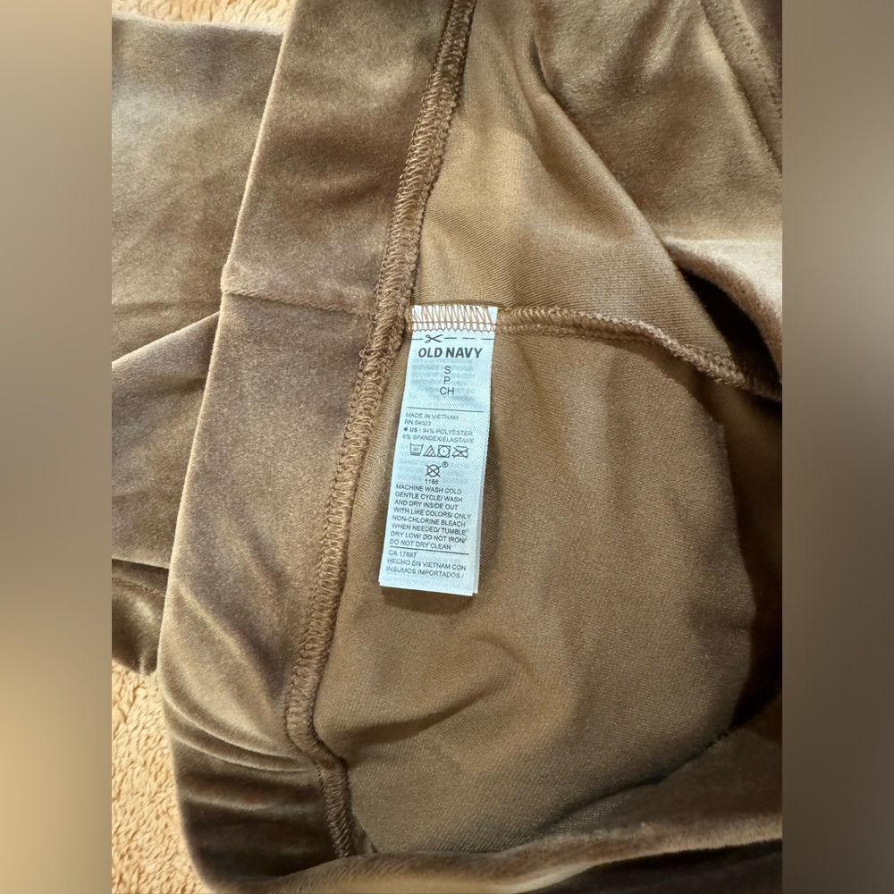 NWOT Old Navy Leggings Chestnut Brown Size Small - Picture 3 of 3